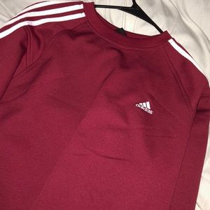 Red adidas sweater